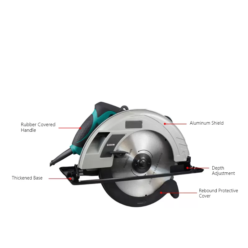 Scie circulaire corde 2200W