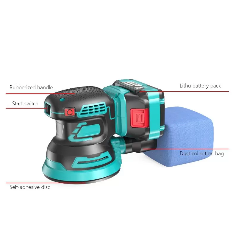 Sander sans fil de 125 mm 18V
