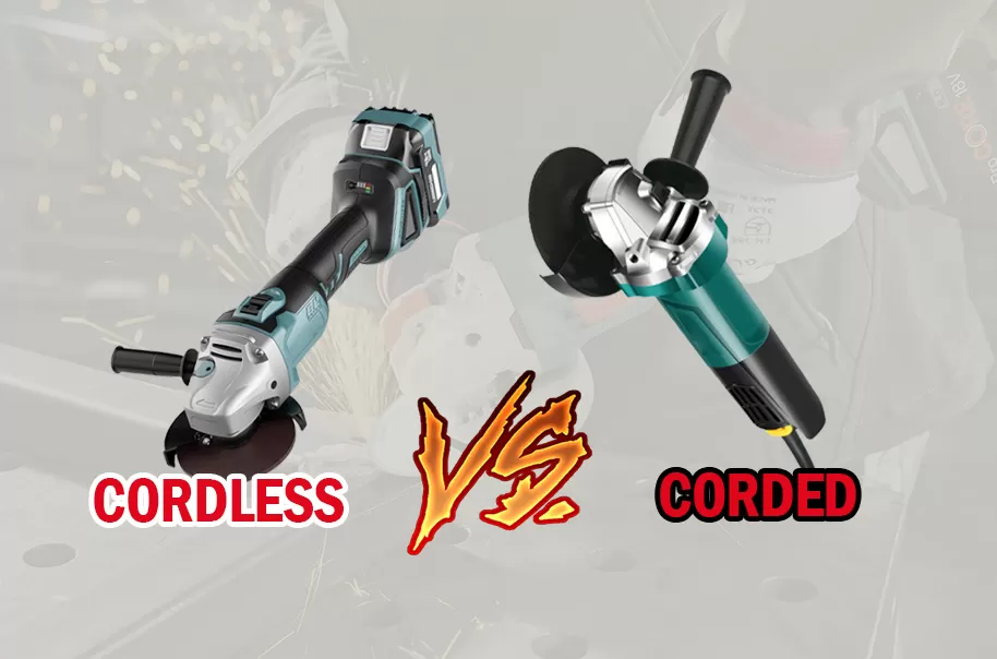 Groides à angle sans fil vs cordon