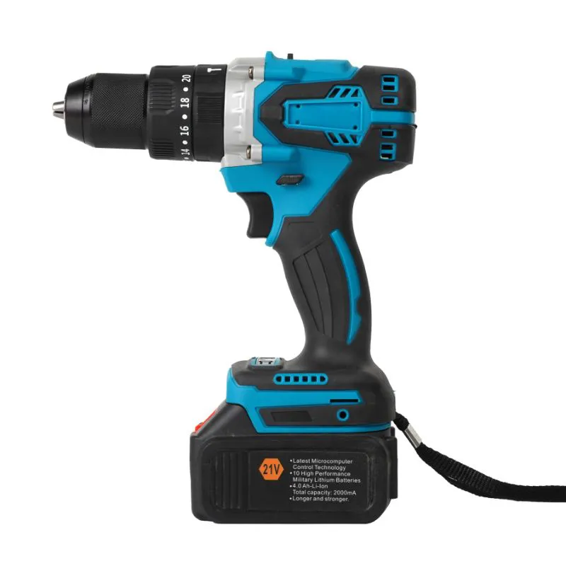 21V 65N.M Drillage d'impact sans cordon sans pinceau P10160