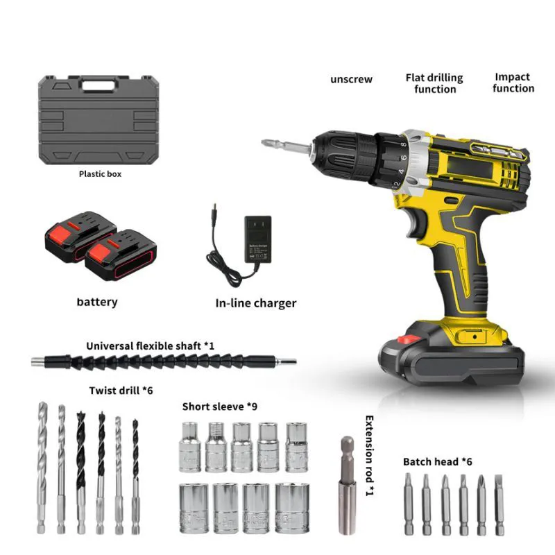 21V 32N.M Drill sans fil P10143